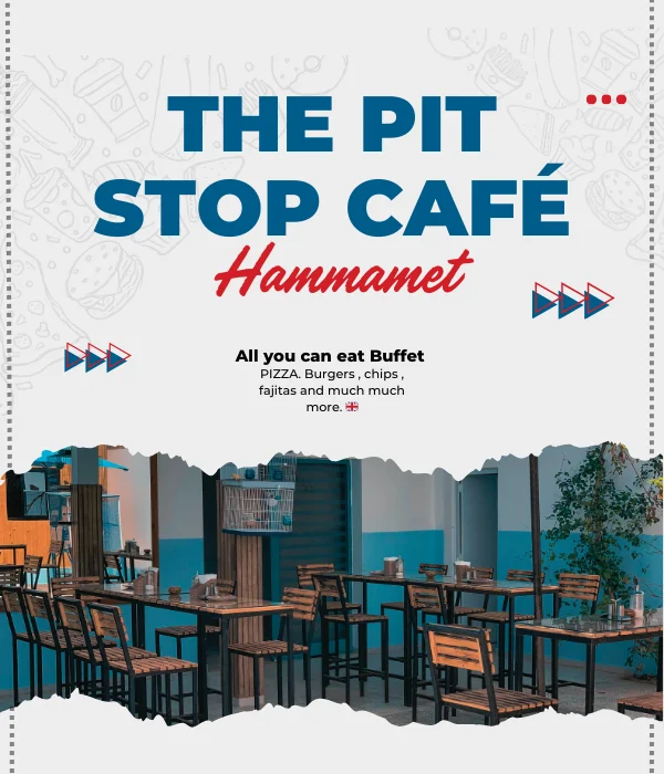 The Pit Stop café card