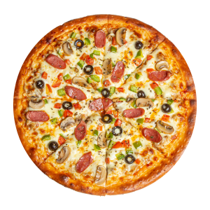a large pizza